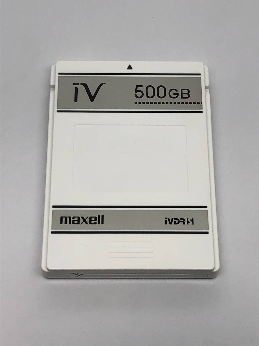 500GB カセットハードディスク iVDR-S ☆ maxell 動作品 iVカセット