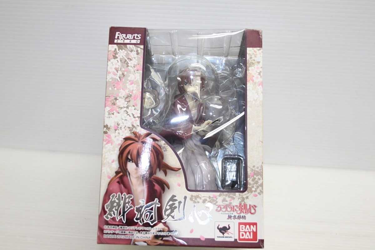 [5A-41-072-1] バンダイ フィギュアーツ ゼロ 魂ウェブ るろうに剣心 緋村剣心 フィギュア 箱有 開封済