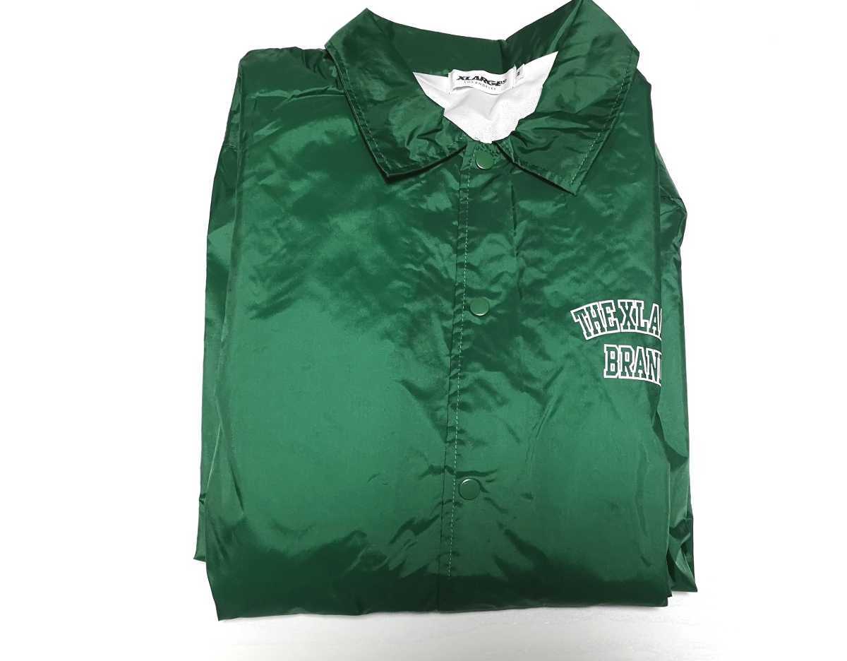 格安 買う エクストララージ コーチジャケット ナイロン M 緑 ミドル丈