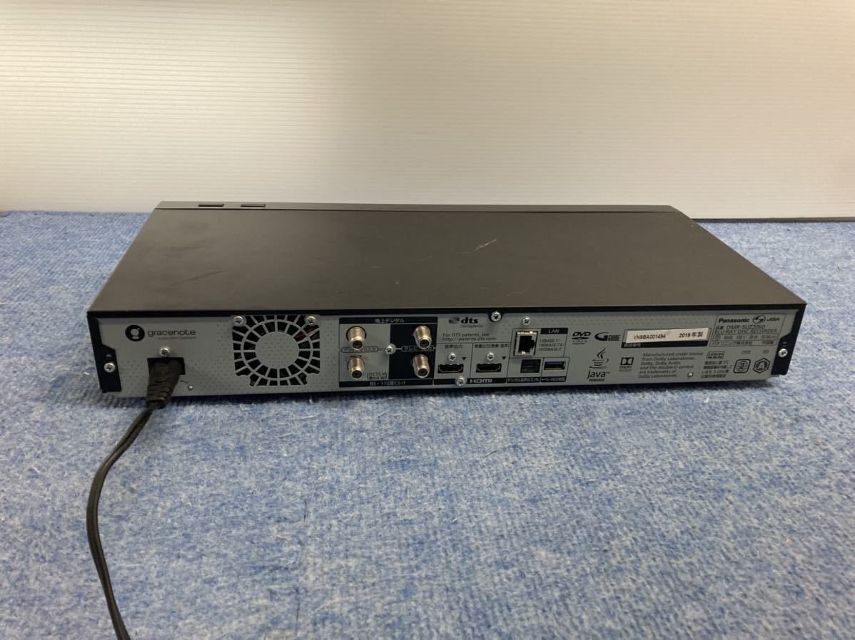Panasonic パナソニック DMR-SUZ2060 ブルーレイディスクレコーダー