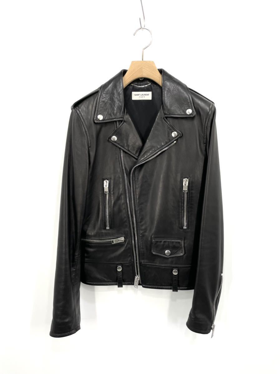 SALE，安い 正規品 44 エディ期 サンローラン パリ L01 クラシックモーターサイクル ライダース / メンズ ラムレザー セリーヌ(ジャンパー、ブルゾン)｜売買されたオークション情報、yahooの商品情報をア 男性用
