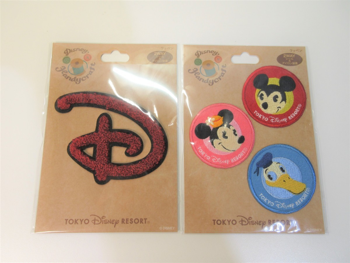 連j9 97rm 2枚セット Tdr ワッペン ミッキー ミニー ドナルド 丸型 Dロゴ Disney Handycraft 東京 ディズニー リゾート ディズニー 売買されたオークション情報 Yahooの商品情報をアーカイブ公開 オークファン Aucfan Com