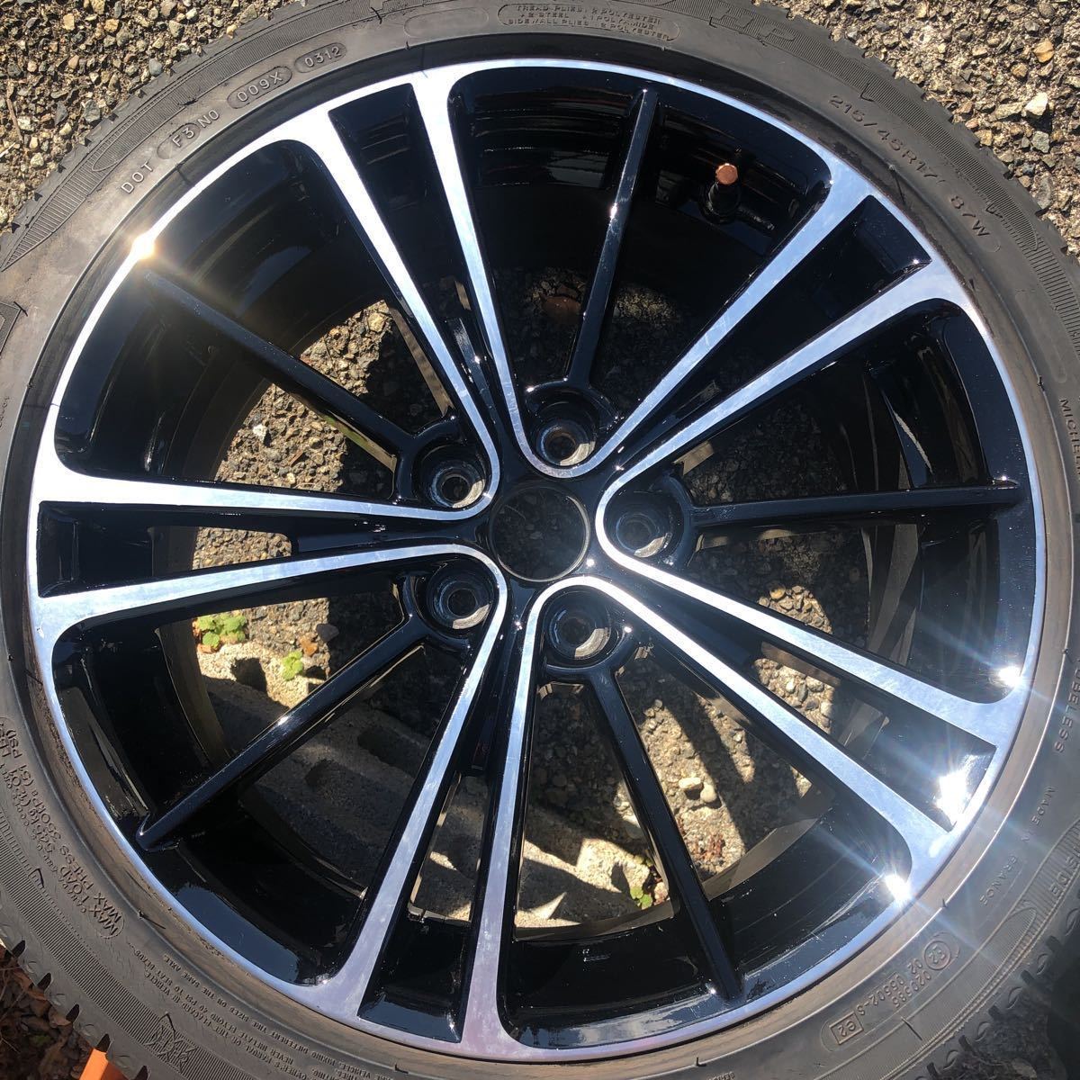 86 BRZ 純正 17インチ タイヤホイール 4本 セット215/45R17 トヨタ218 