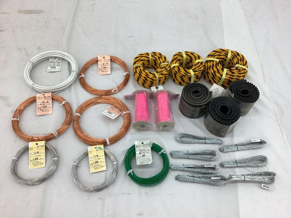 【爆買い，低価】 ダイヤ印/等 カラーワイヤー/銅線/アルミ線/標識ロープ まとめ 品 ACB(工事用材料)｜売買されたオークション情報、yahooの商品情報をアーカイブ公開 - オークファン 工事用材料