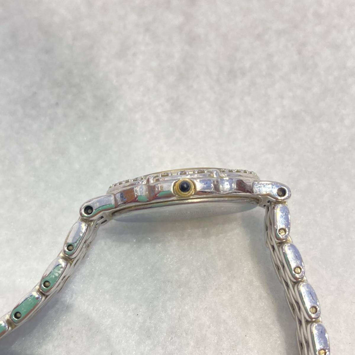 ◇SEIKO セイコー EXCELINEエクセリーヌ 18P ダイヤ クォーツ時計 1F20