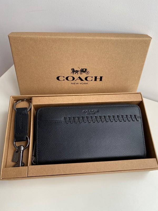 コーチ COACH アウトレット 長財布 メンズ レザー ブラック F21369 