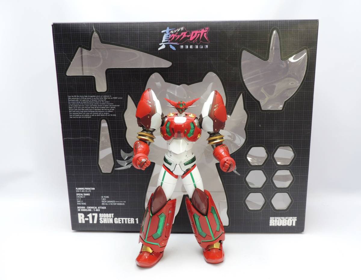 千値練 R 17 Riobot 真ゲッター1 世界最後の日 ロボット ノーマルカラー 箱 ブリスターパッケージ ヨゴレ 破損 ゲッターロボ ゲッターロボ 売買されたオークション情報 Yahooの商品情報をアーカイブ公開 オークファン Aucfan Com
