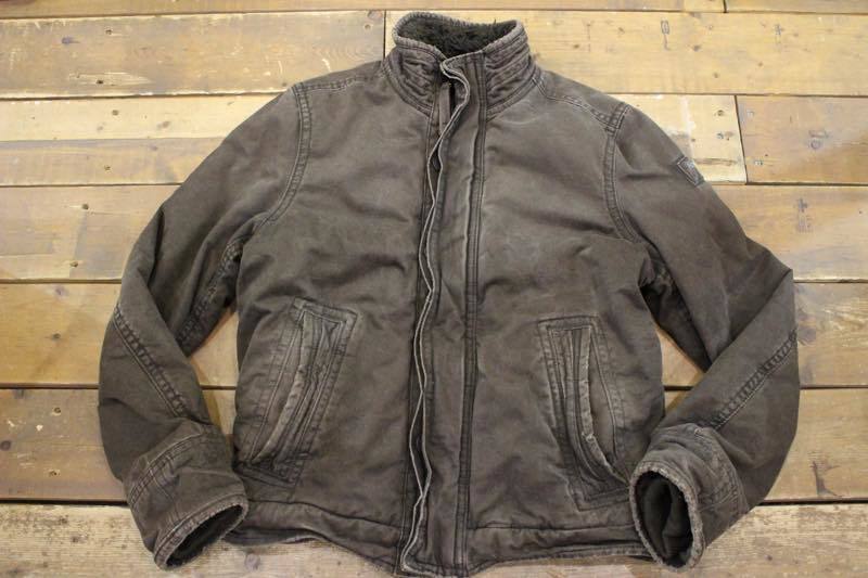 全国無料，セール Abercrombie&Fitch ADIRONDACK JACKET ミリタリー デッキジャケット カーキ系 ブラウン size M アバクロンビー＆フィッチ アバクロ(Mサイズ)｜売買されたオークション情報、yahooの商品情報をアーカイ 男性用