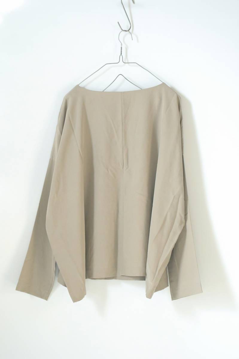 美品 evam eva エヴァムエヴァ シルクポンチョ ワイド プルオーバー