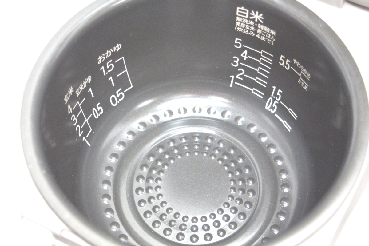 5 5合HITACHI 日立 炊飯器 RZ-TS104M ルビーレッド IHジャー