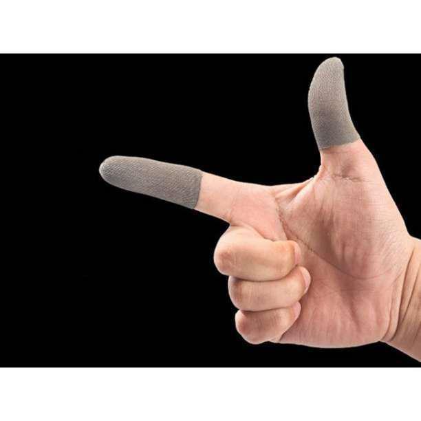 お買い得 指サック 指カバー 事務 荒野行動 PUBG Mobile スマホゲーム指カバー 手汗対策 ゲーム スマホ 　4枚セット_3