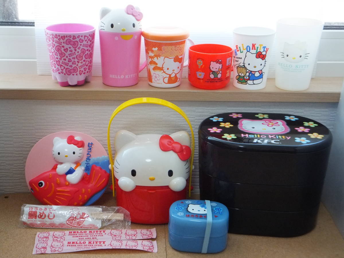 中古 サンリオ SANRIO ハローキティ HELLO KITTY 弁当箱 ランチ 
