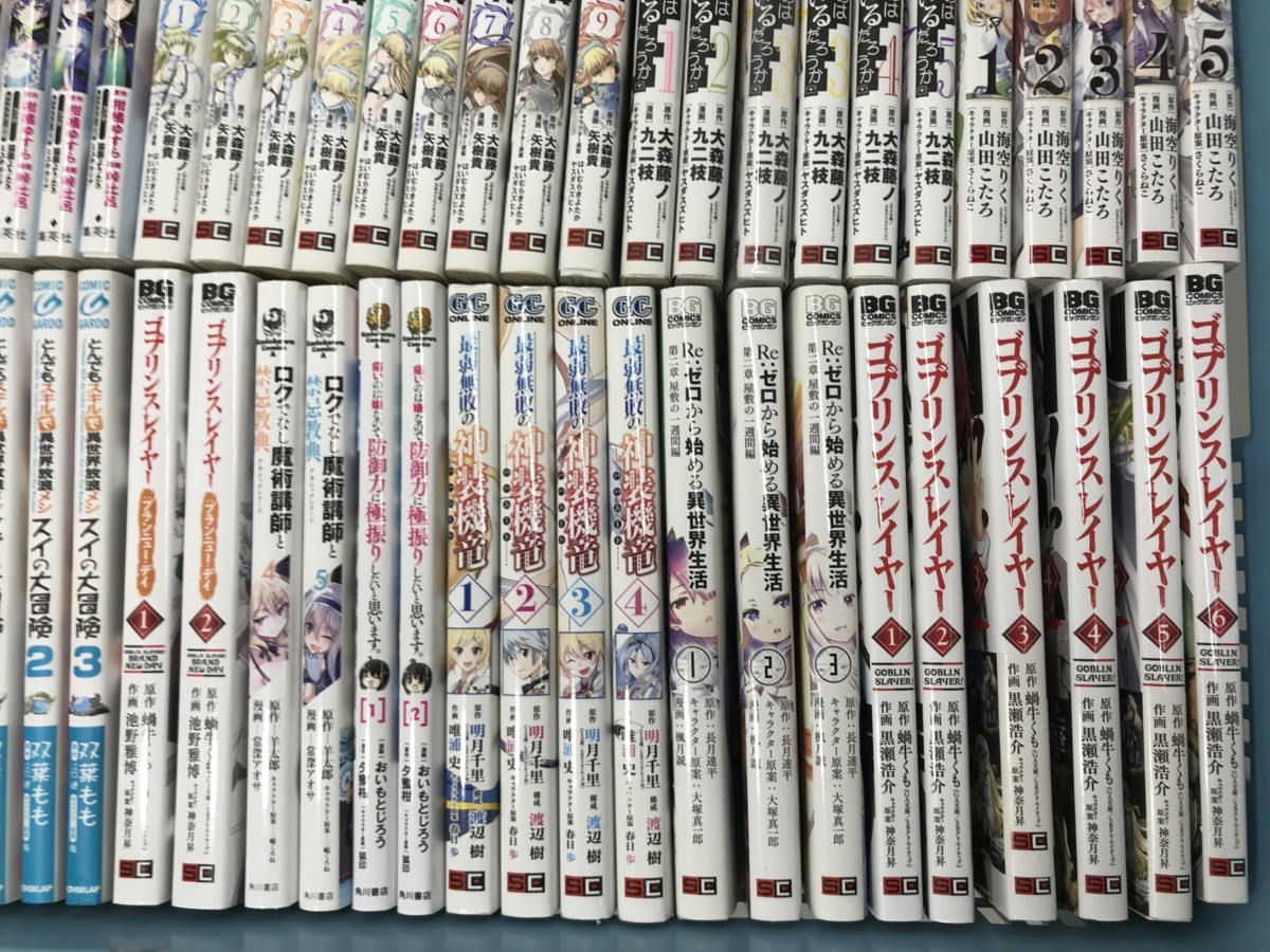 本物保証，大得価 01y1794 [大量] 異世界系 コミック 詰め合わせ まとめ ダンまち/ダンジョン飯/ゴブスレ など アニメ 漫画 中古品 現状品