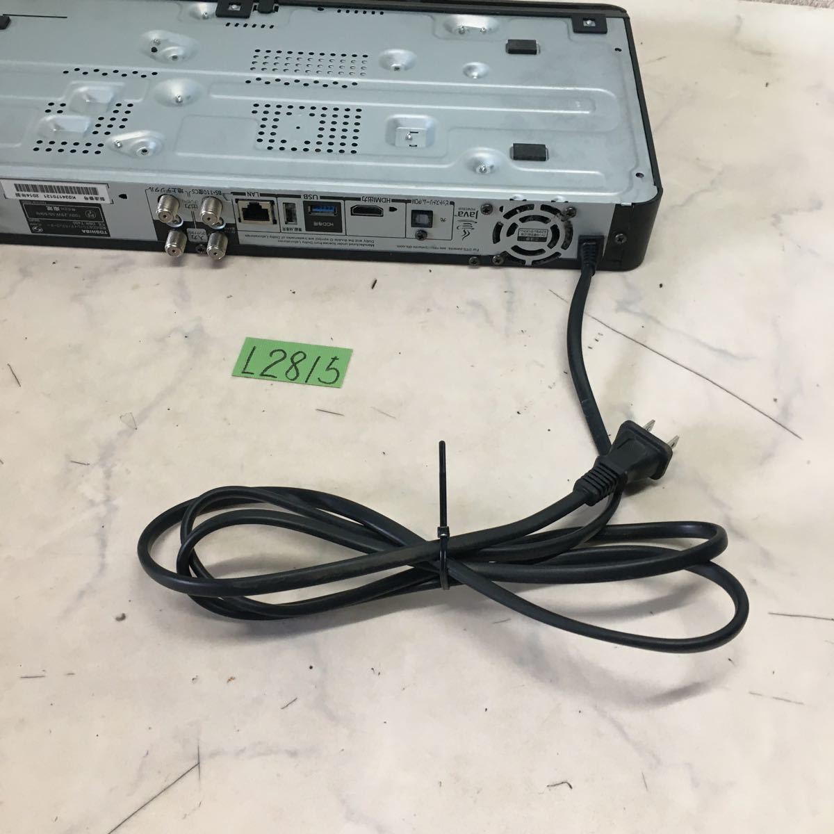 L2815) 東芝 TOSHIBA REGZA ブルーレイレコーダー DBR-T450 3番組録画