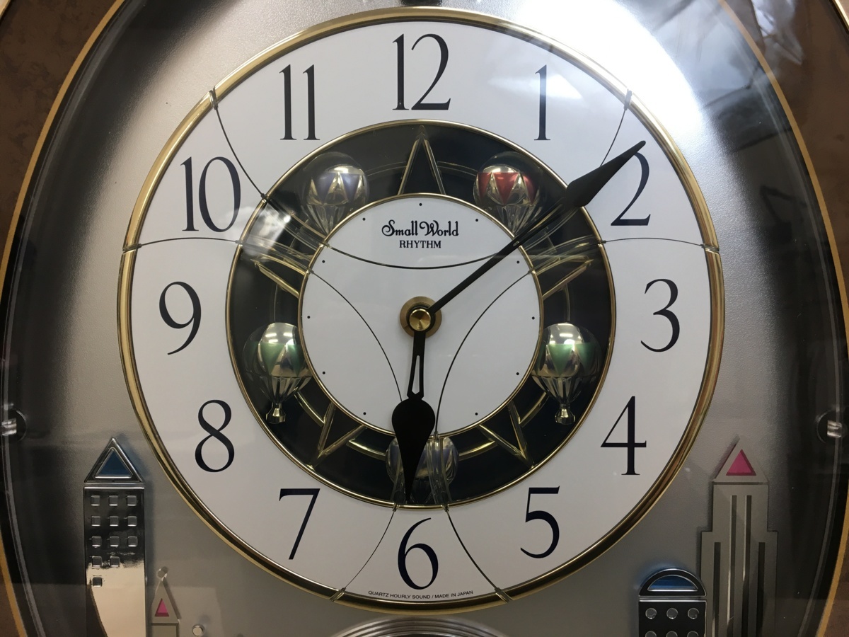 〇横浜店〇【現状品】CUORUM リズム時計 Small World RHYTHM 4MH759 