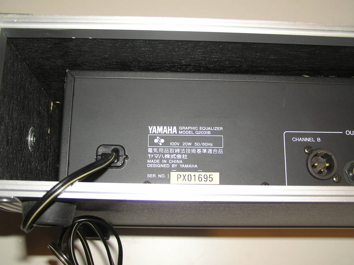 ヤマハ YAMAHA グラフィックイコライザー Q2031B 2系統31BAND | 31