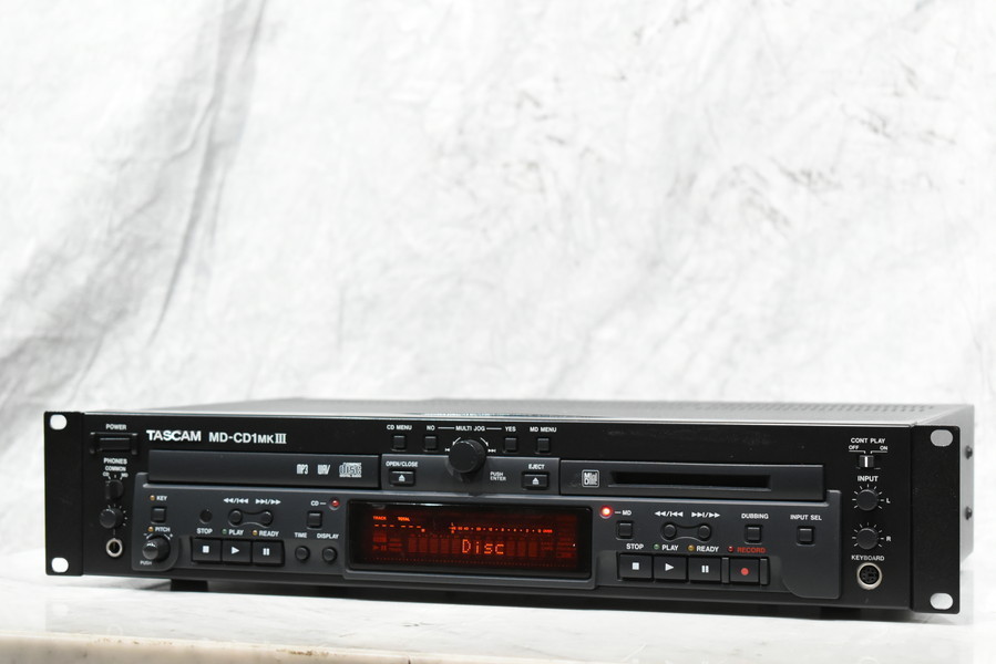 ASCAM タスカム CDプレイヤー/MDレコーダー MD-CD1MKⅢ TASCAM
