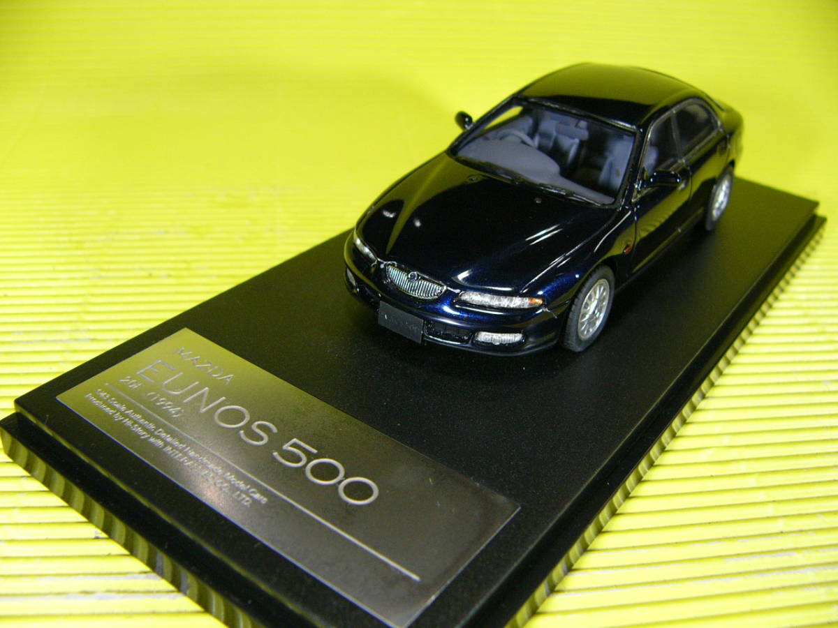 Hi-Story 1/43 マツダ ユーノス 500 20F 1994 EUNOS サテライトブルー 