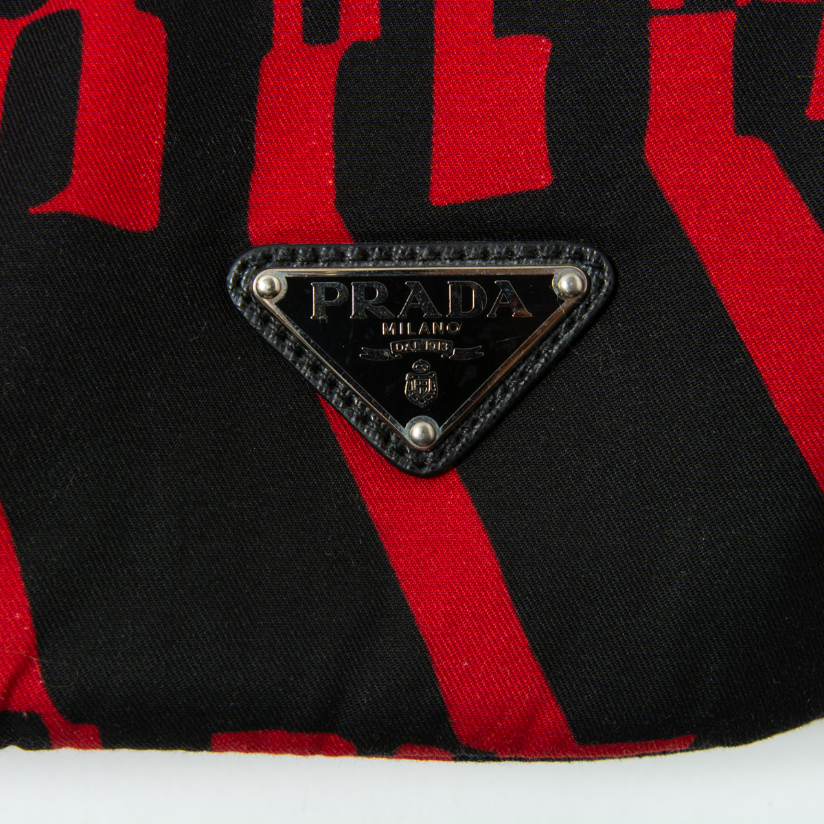1円スタート】PRADA プラダ 総柄2WAYトートバッグ ハンドバッグ 