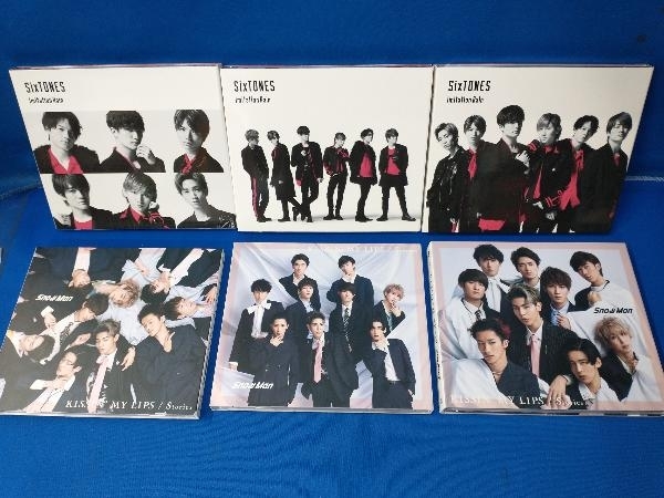 スノーマン ストーンズ CD シングル6枚セット SnowMan Kissin my LIPS 