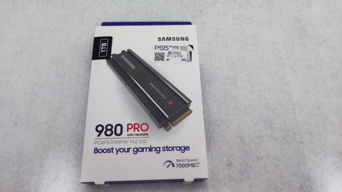 (送料無料) Samsung SSD 980 PRO with Heatsink 1TB ヒートシンクモデル
