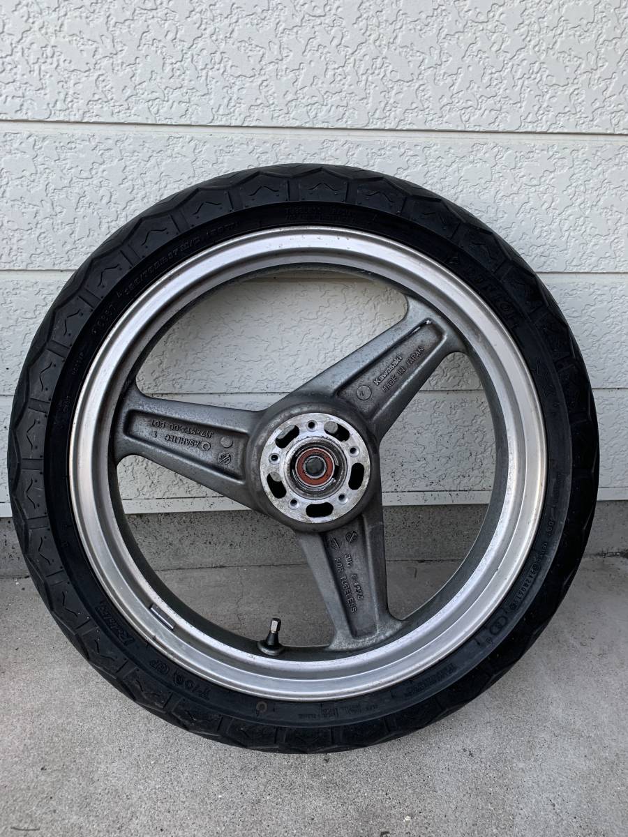 【ささ】ゼファー750　純正ホイール　前後セット ゼファー750タイヤ付き純正ホイール前後セット 超激得，定番 【公式
