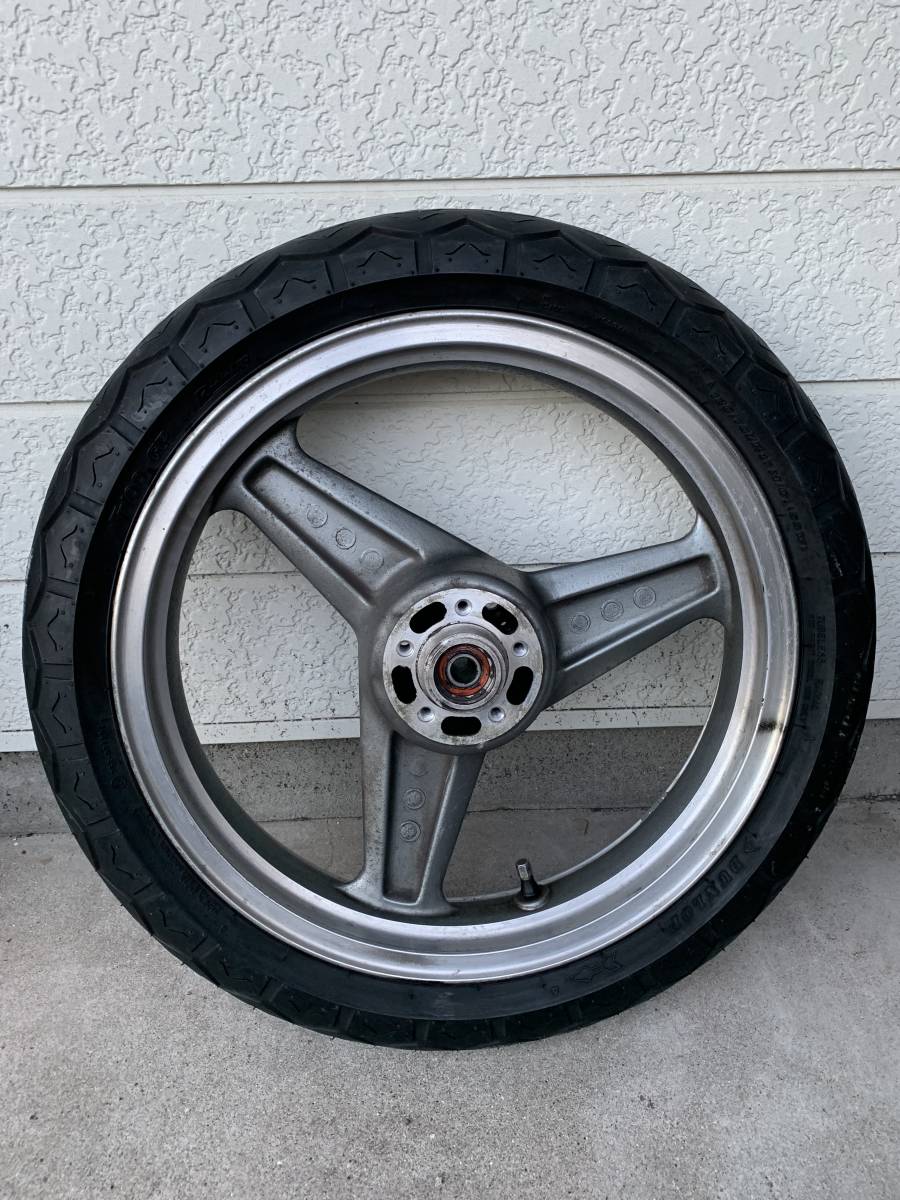 ゼファー750フロント&リアホイールタイヤ付き ゼファー750タイヤ付き純正ホイール前後セット 【公式通販】