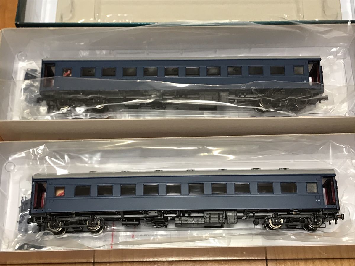 SALE，新品 トラムウェイ オハ35系 オハフ33 キノコ折妻 布張屋根 青15号 完成品 室内灯付 2両セット 未走行(JR、国鉄車輌)｜売買されたオークション情報、yahooの商品情報をアーカイブ公開 - オークファン JR、国鉄車輌