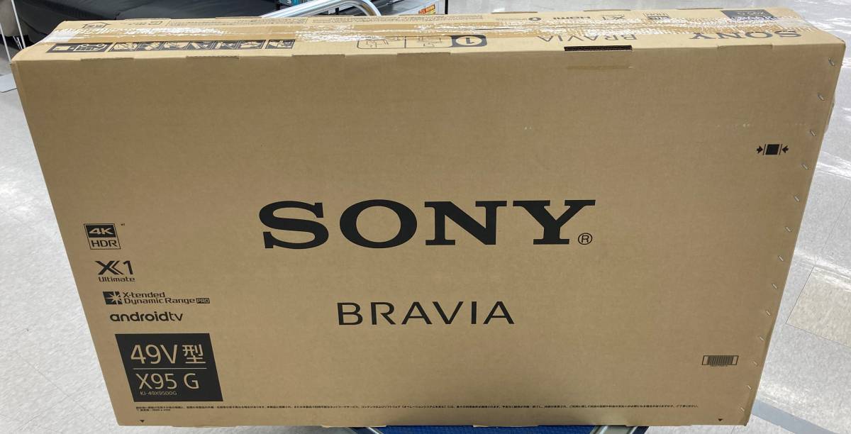 KJ-49X9500G／6年間保証あり／展示品／ SONY 4K HDR 液晶テレビ