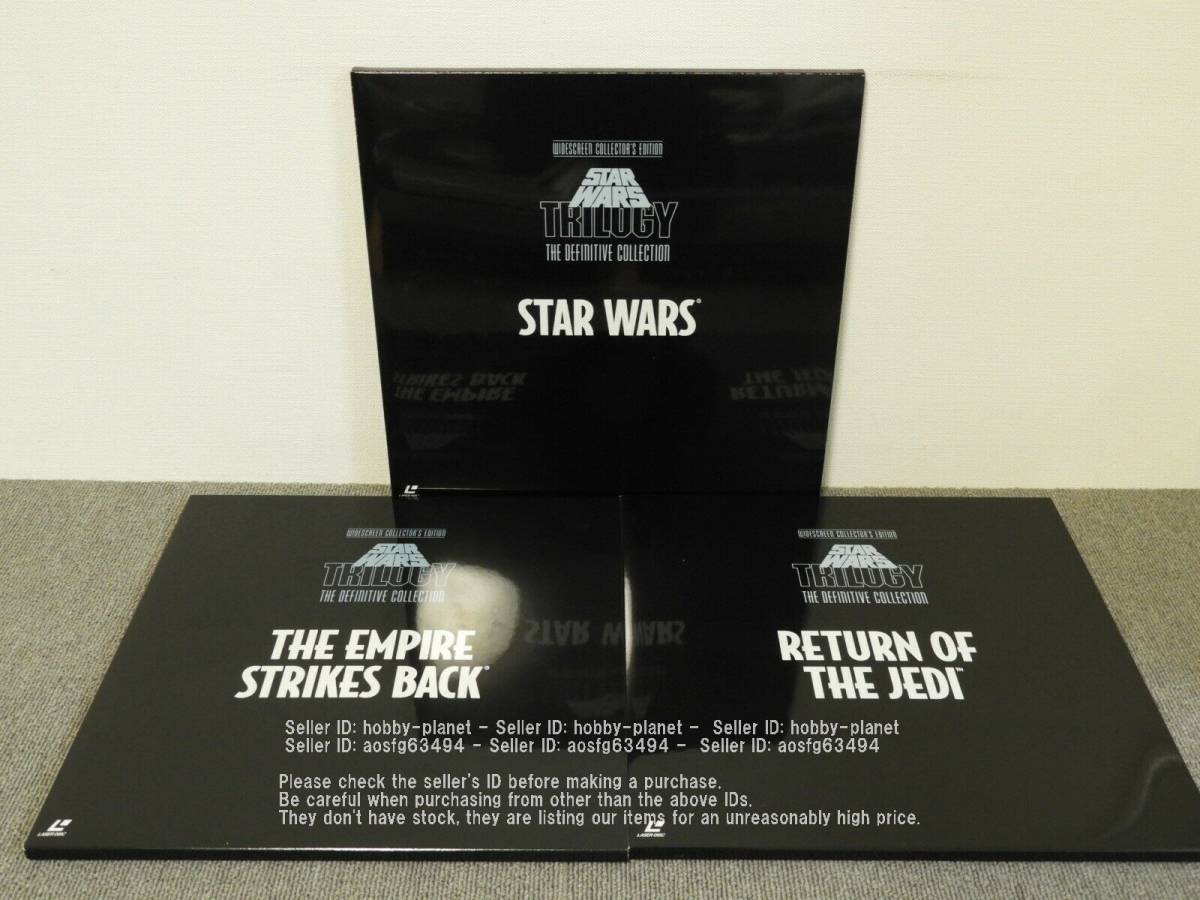 StarWars レーザーディスク 3枚組 レーザーディスク☆スターウォーズ