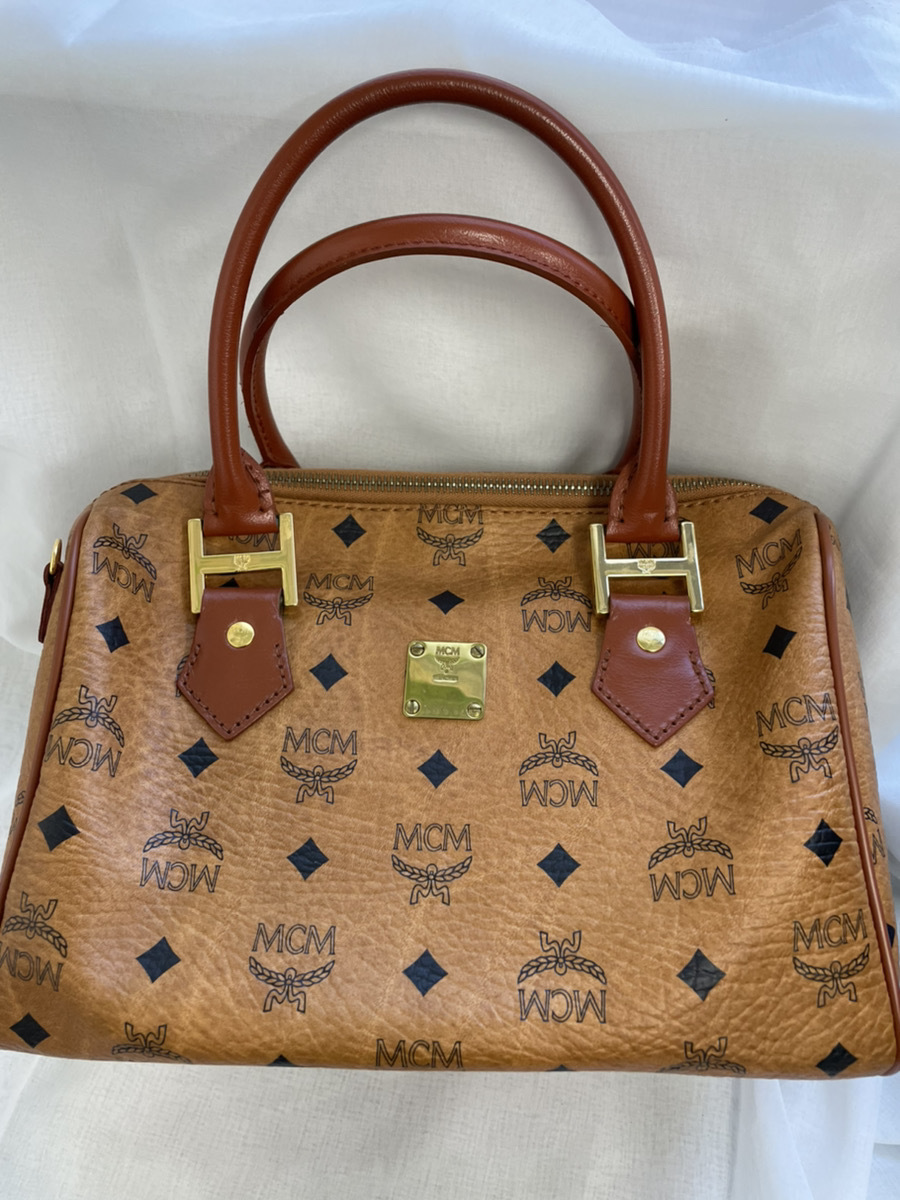 MCM トートバッグ ボストンバッグ ショルダー紐付き(かばん、バッグ)｜売買されたオークション情報、yahooの商品情報をアーカイブ公開 - オークファン かばん、バッグ