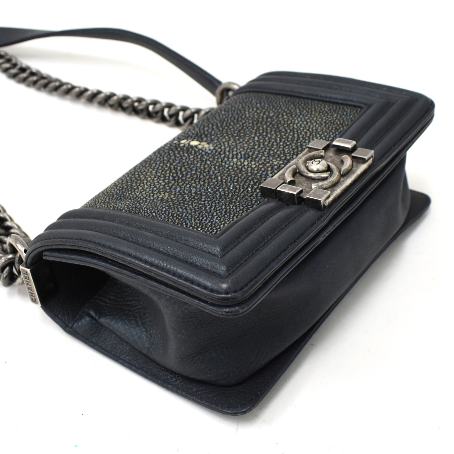 1円 ◎極美品 CHANEL シャネル チェーンショルダーバッグ ボーイ 