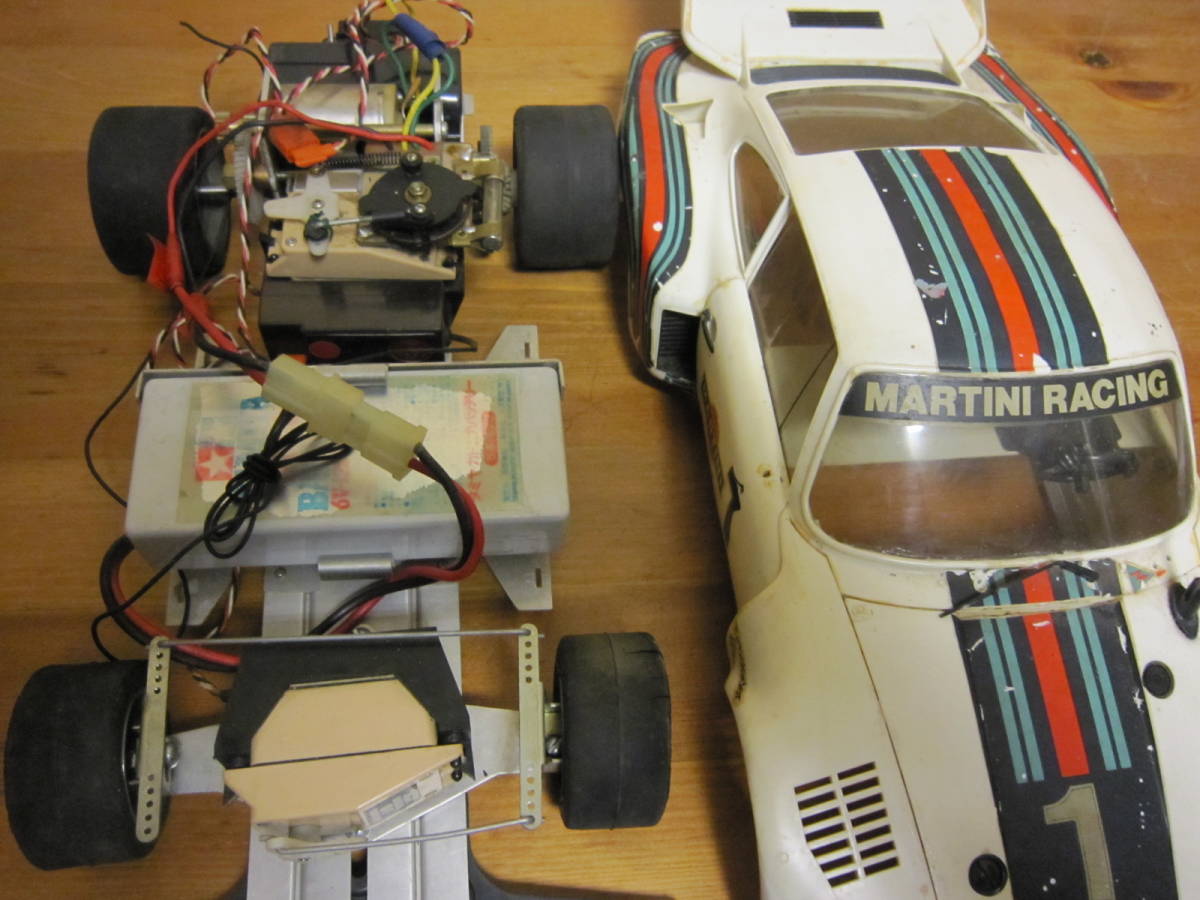 タミヤ 電動RC 1/12 マルティーニ ポルシェ 935 ターボ 動作未確認