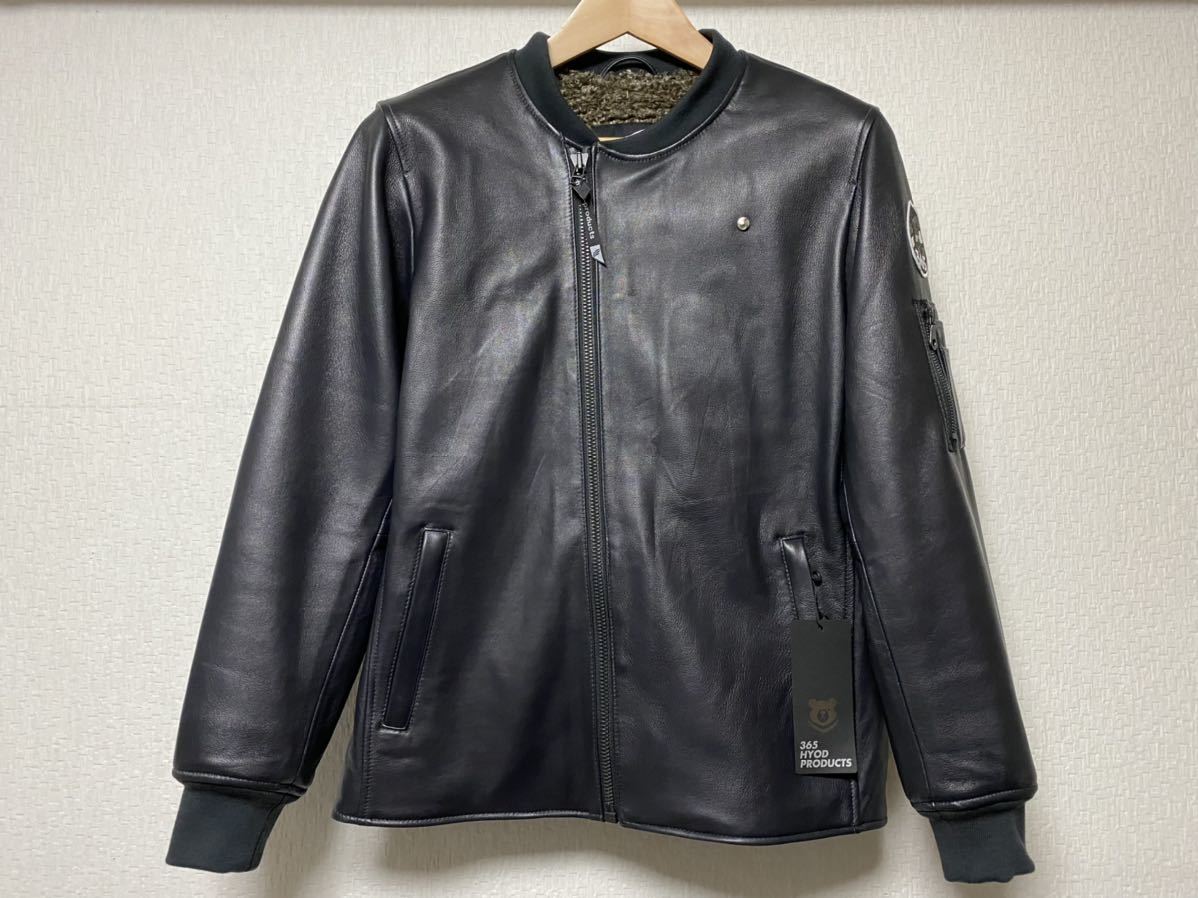 新品未使用】 HYOD 365 “buckler” Mサイズ ネイビー シープ レザー 