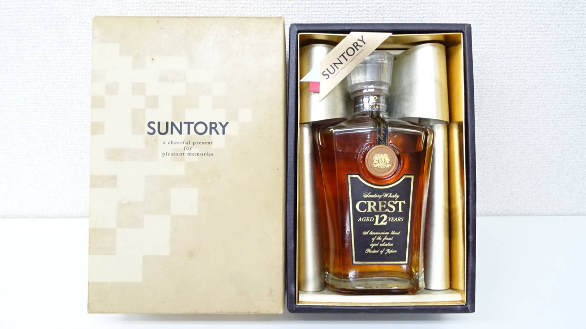 販売 価格 池袋01002 未開栓 SUNTORY WHISKY CREST 12年 700ml 43% 販売 価格 池袋01002 未開栓 SUNTORY WHISKY CREST 12年 700ml 43%