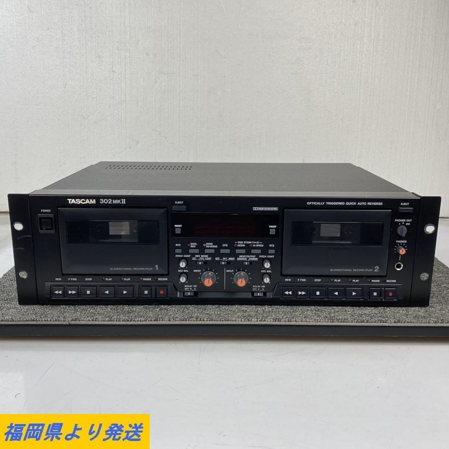 TASCAM プロ業務用高級3ヘッド3モータカセットデッキ 122MK3 動作確認