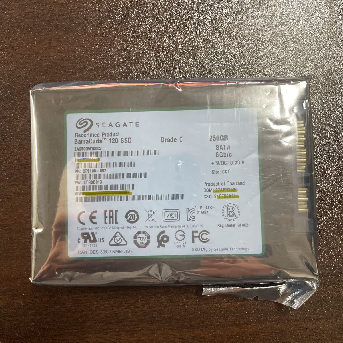 Seagate SSD ZA250CM10003 Barracuda 250GB 0 SEAGATE BarraCuda 2.5 TLC | Drive BULK SATA BARRACUDA накопитель