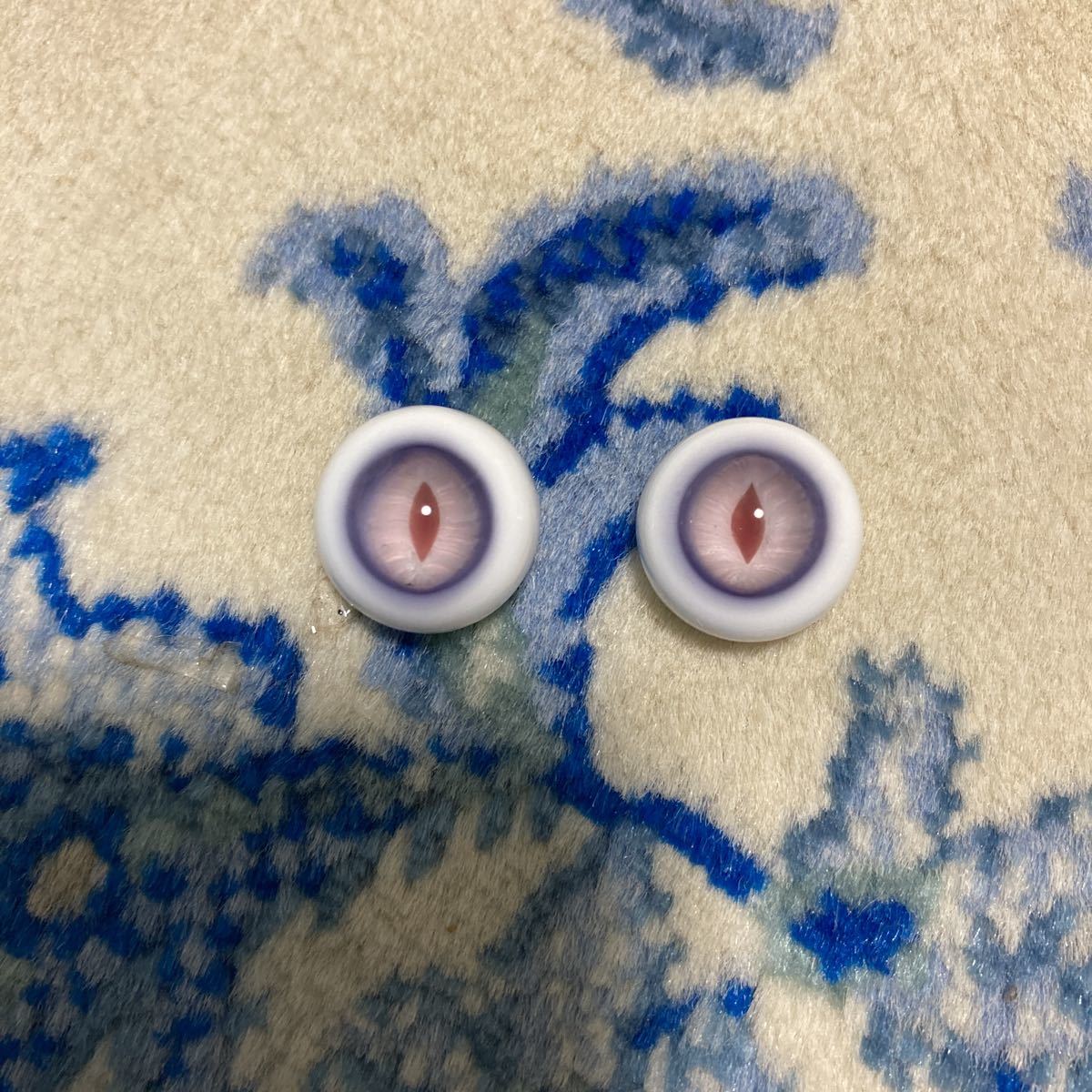 人形、キャラクタードール ねこひげ工房 14mm グラスアイ 青