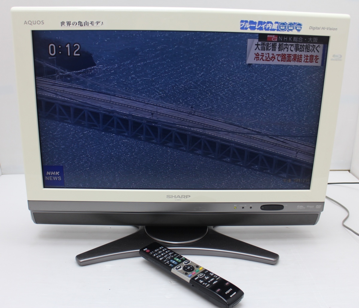 動作確認済 ブルーレイ内蔵 SHARP 液晶テレビ AQUOS LC-26DX2 26V型