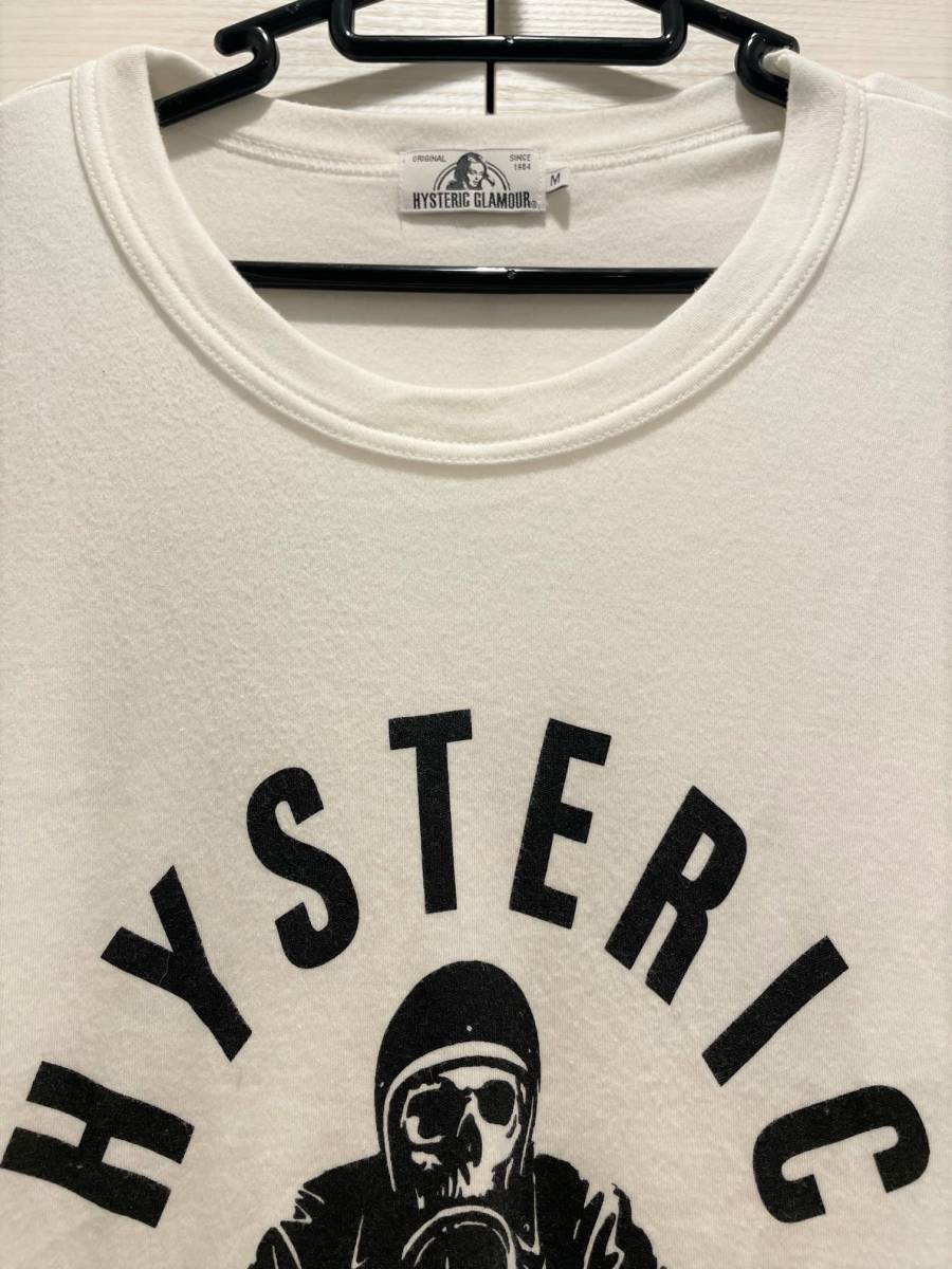 HYSTERIC GLAMOUR ヒステリックグラマー Tシャツ ホワイト 白 Mサイズ 