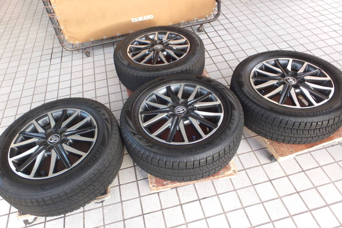☆ノア外し・中古・美品☆トヨタ 純正ホイール付 スタッドレスタイヤ 4