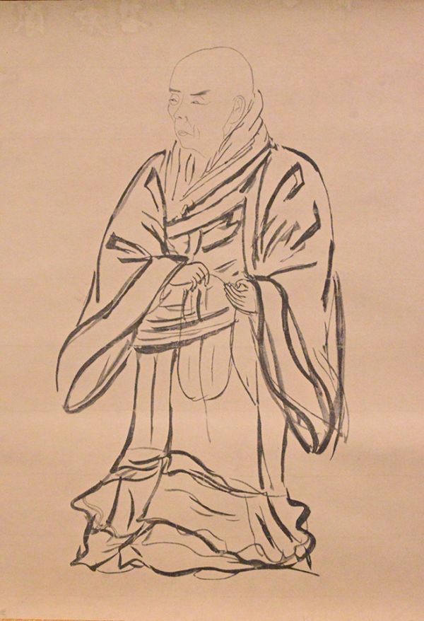 瓢】印刷 「親鸞聖人像 鏡御影」 国宝 西本願寺蔵 浄土真宗 仏教仏像