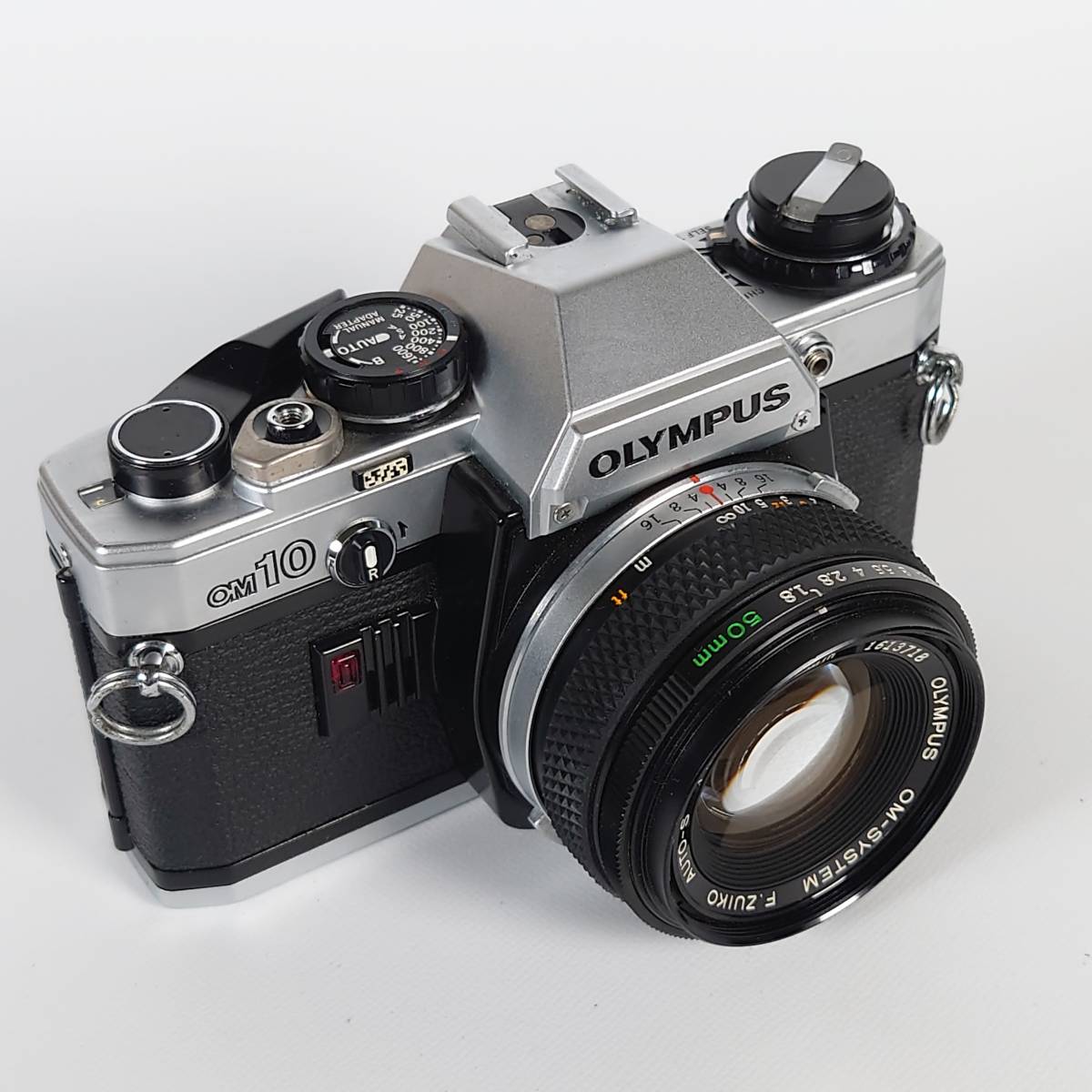 シャッター、メーターOK OLYMPUS OM-10 フィルム一眼レフカメラ F