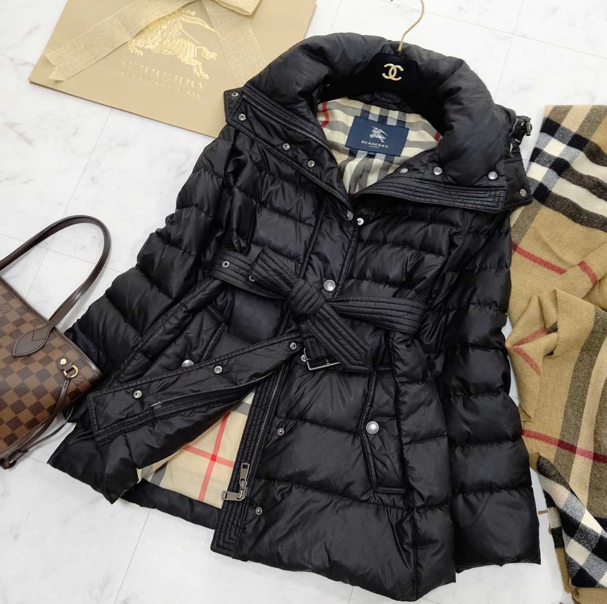 美品】Burberry LONDON ダウンコート ベルト 40 【公式通販】