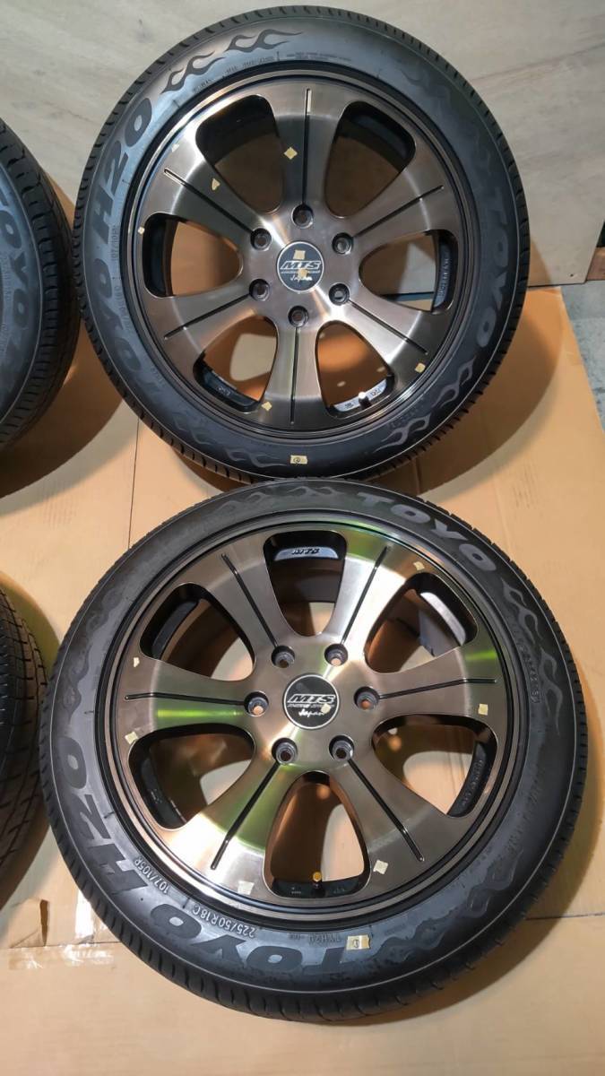 エムテクノ MTS MJ18-01S 18インチ 8J-18+38 6H-139.7 TOYO H20 225 