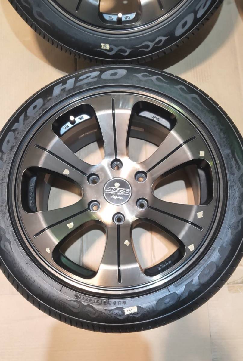エムテクノ MTS MJ18-01S 18インチ 8J-18+38 6H-139.7 TOYO H20 225 