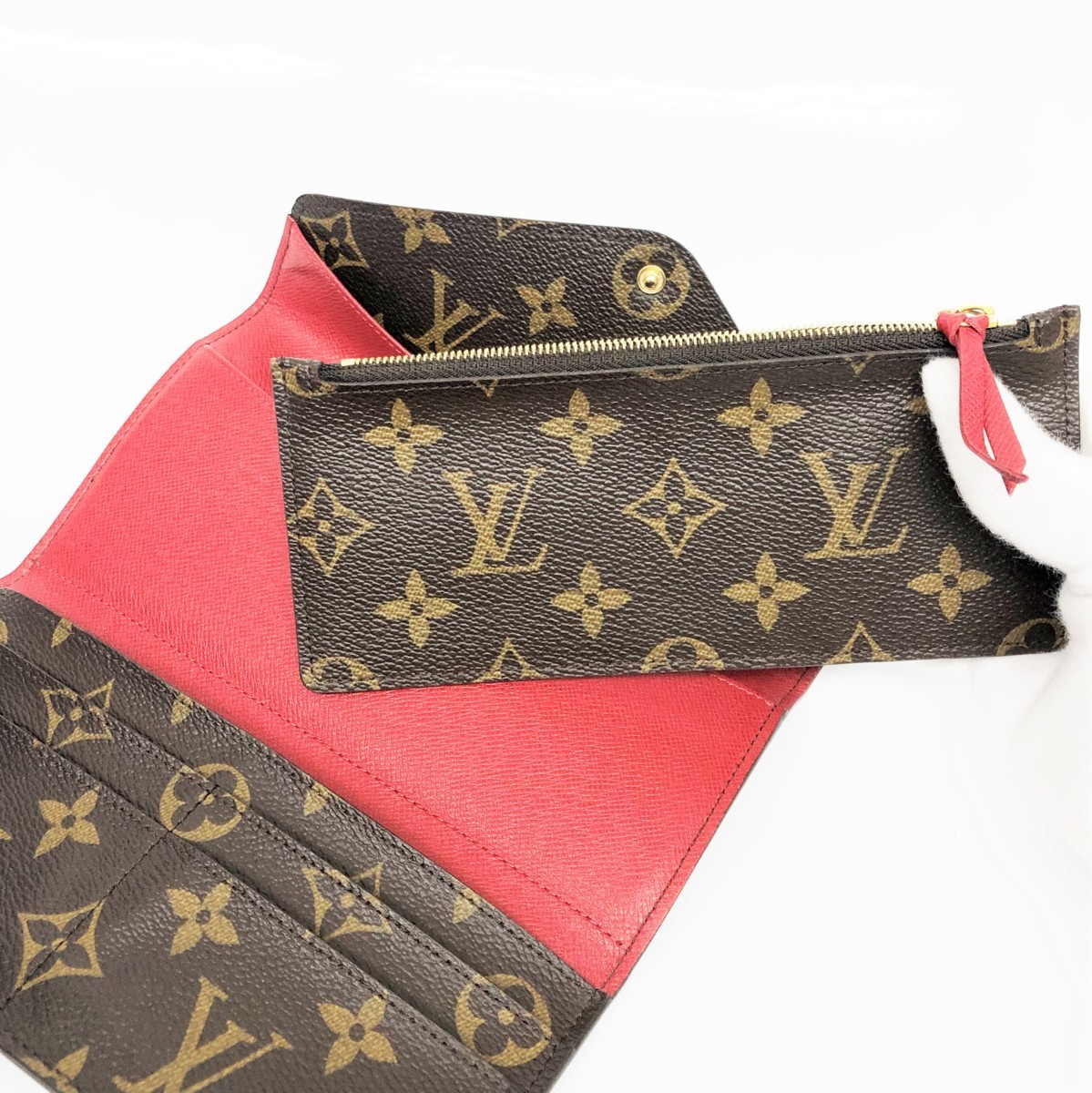 レディース ☆美品☆ルイヴィトン 三つ折り長財布 モノグラム 