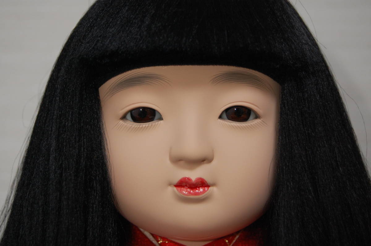 小出松寿 二代目 市松 人形 いちまさん 女の子 本 義眼 使用 科学技術庁 長官賞受賞義眼