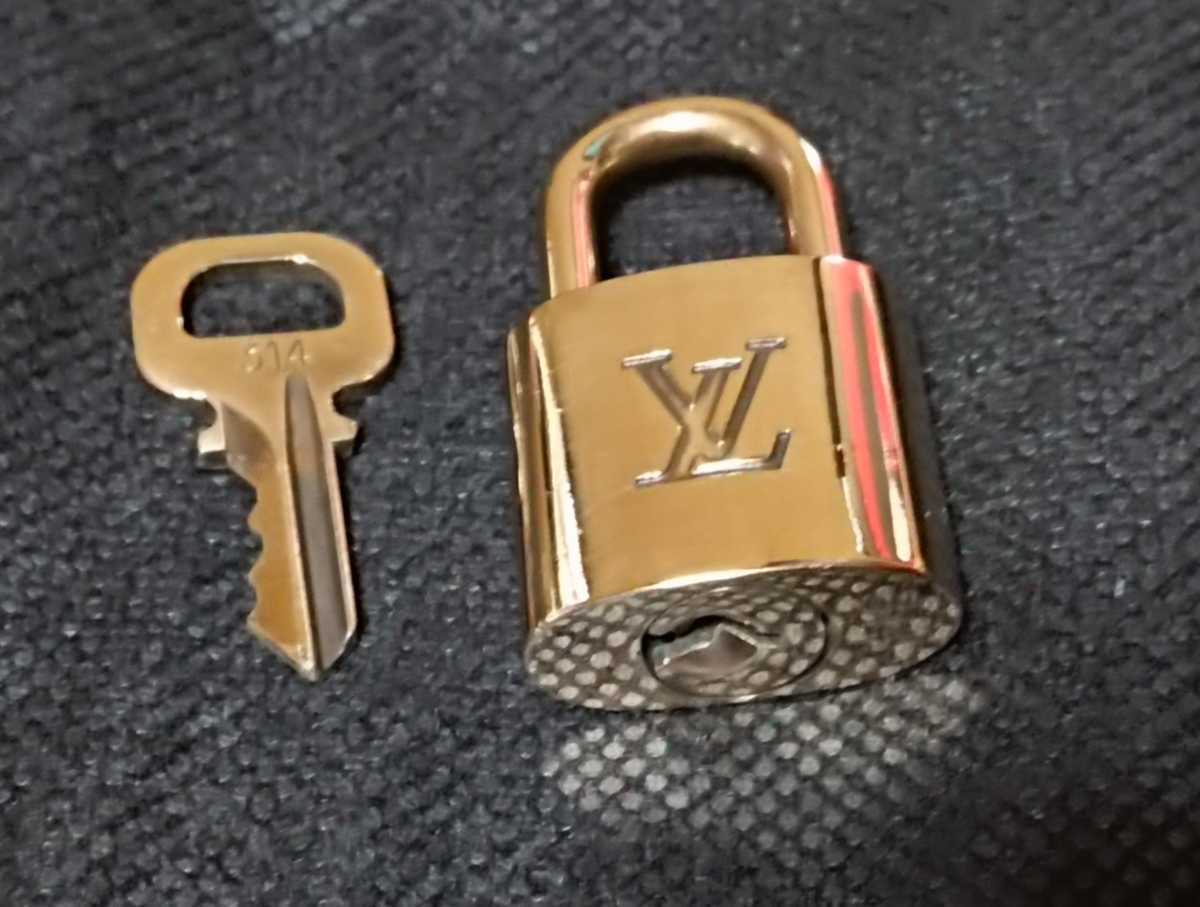ルイ・ヴィトン LOUIS VUITTON カデナ 南京錠 鍵 パドロック キー番号