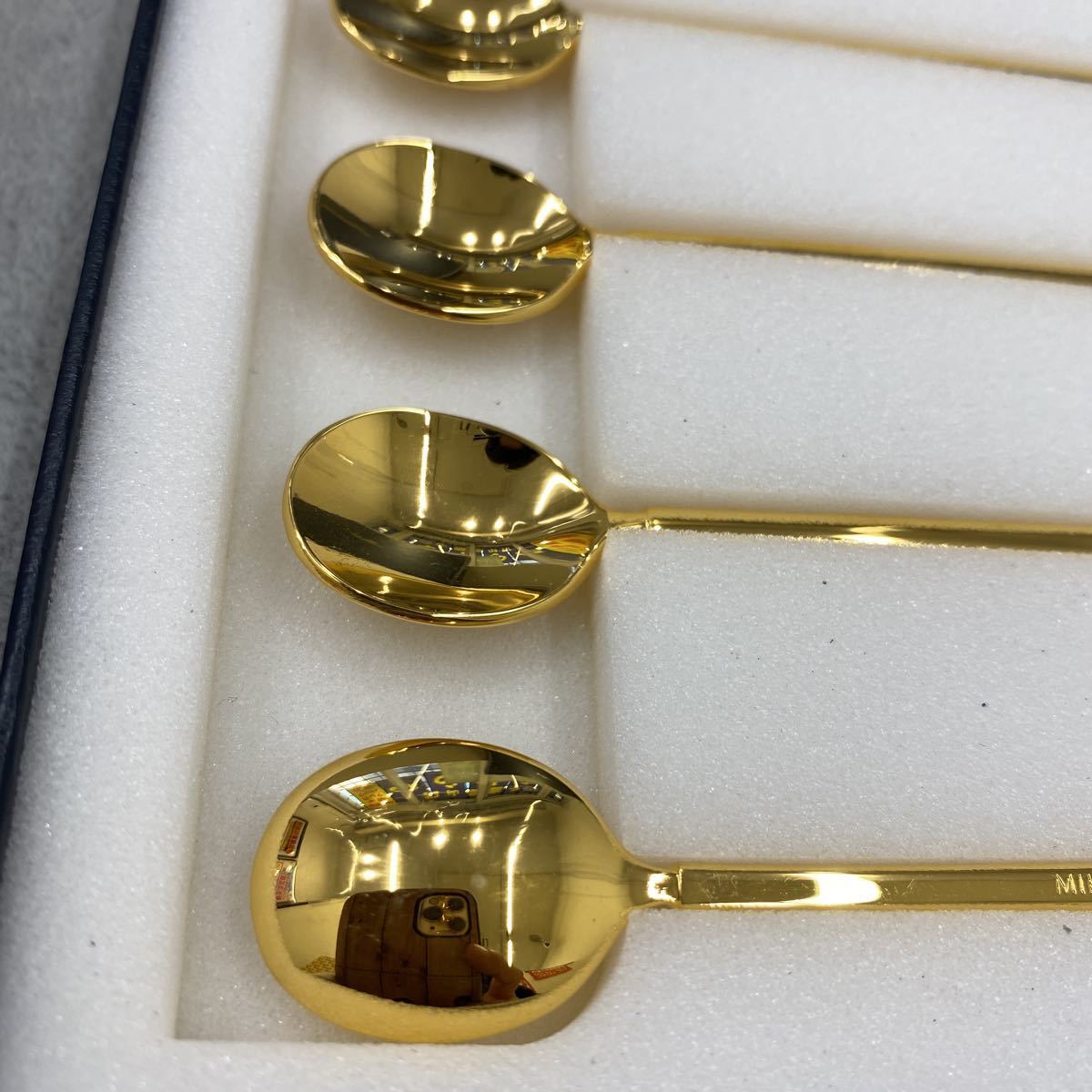 一円スタート】MIKIMOTO ミキモト スプーン ゴールドカラー 18-8GP 半